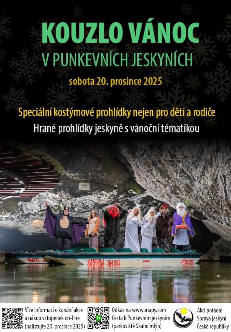 Vánoční akce v Punkevních jeskyních Vánoční akce v Punkevních jeskyních