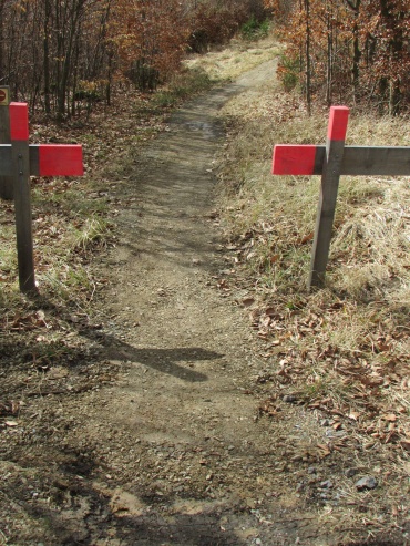 Singletrail Moravský kras - stezka po jarní údržbě