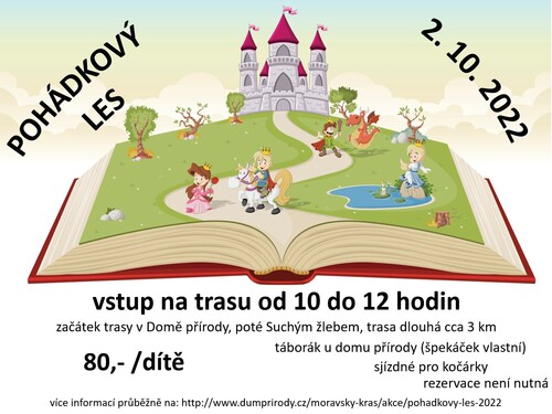 Pohádkový les v Moravském krasu 2022 Pohádkový les v Moravském krasu 2022