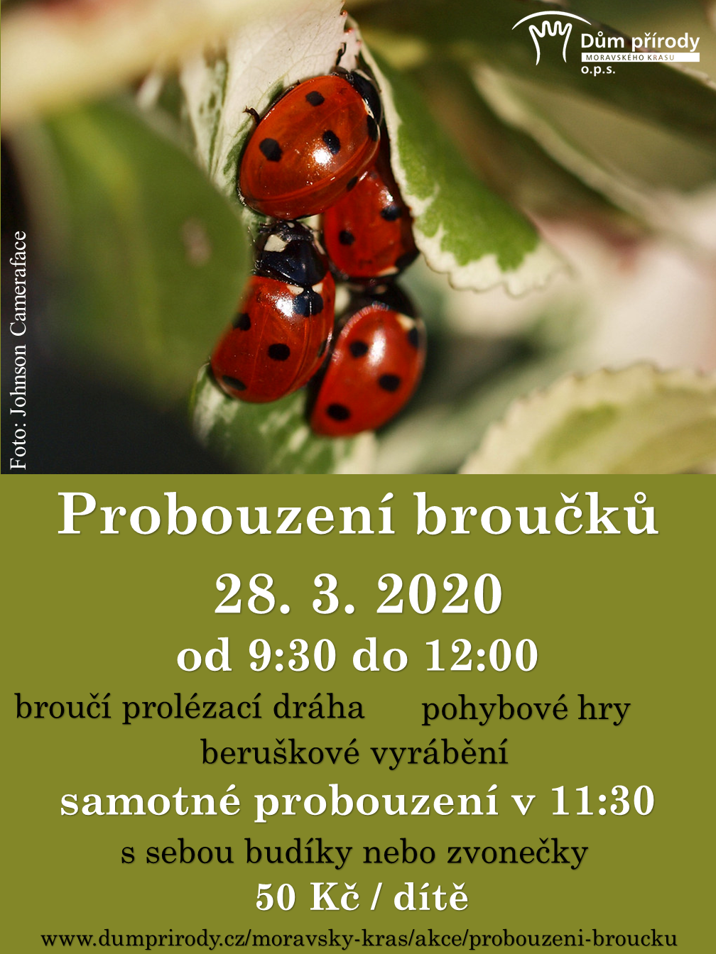 Plakát Probouzení broučků v Moravském krasu