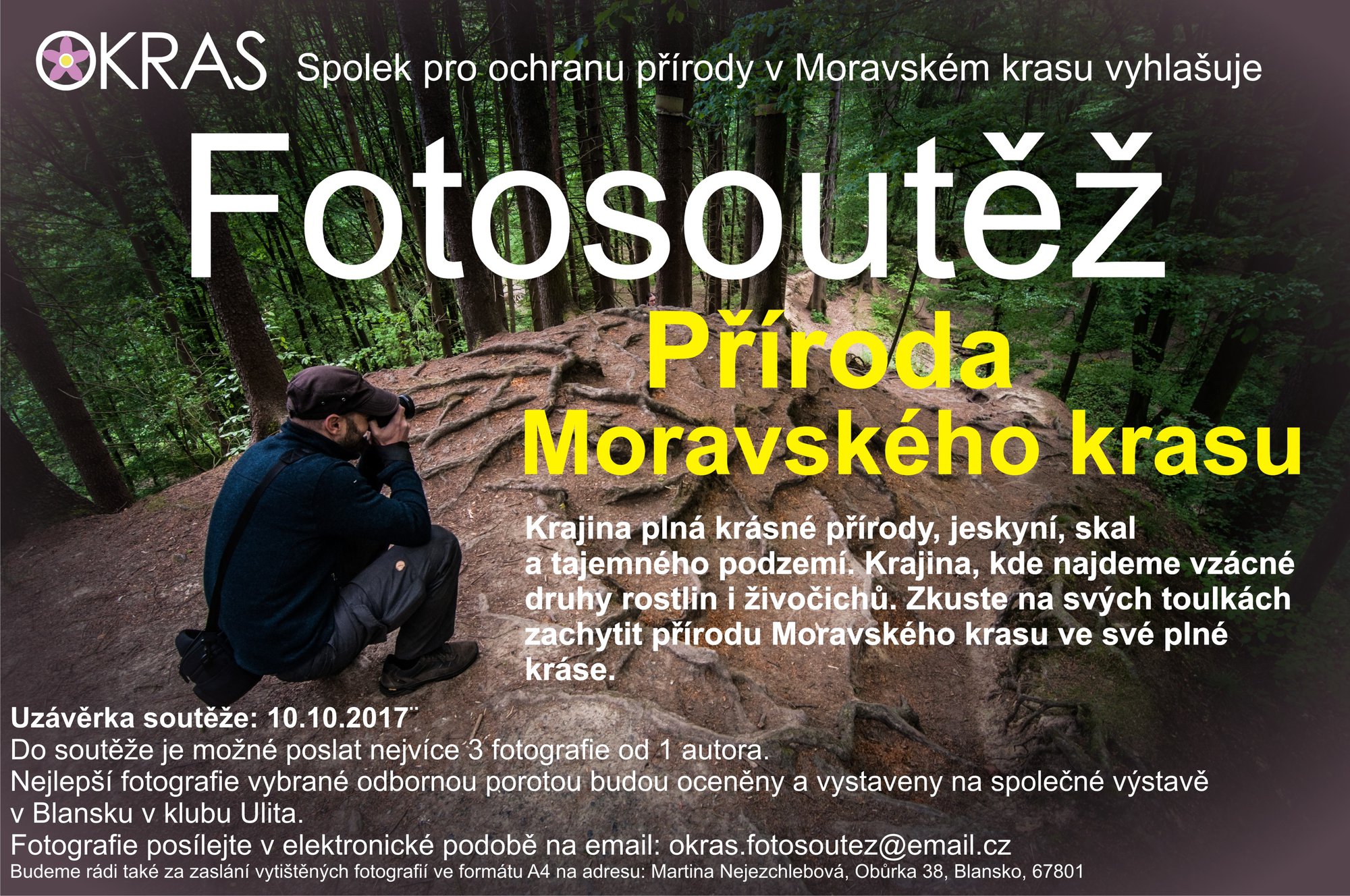 Fotosoutěž Příroda Moravského krasu 2017