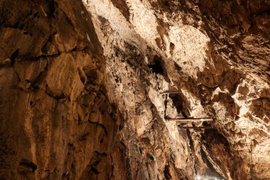 Interiér jeskyní v Moravském krasu