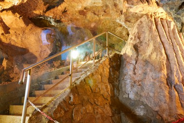 Interiér Punkevních jeskyní v Moravském krasu