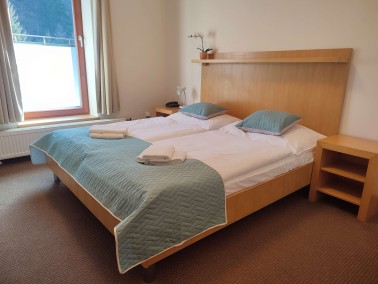 Dvoulůžkový pokoj hotelu Skalní mlýn
